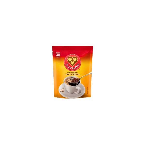 Café Três Corações Solúvel Tradicional 40g