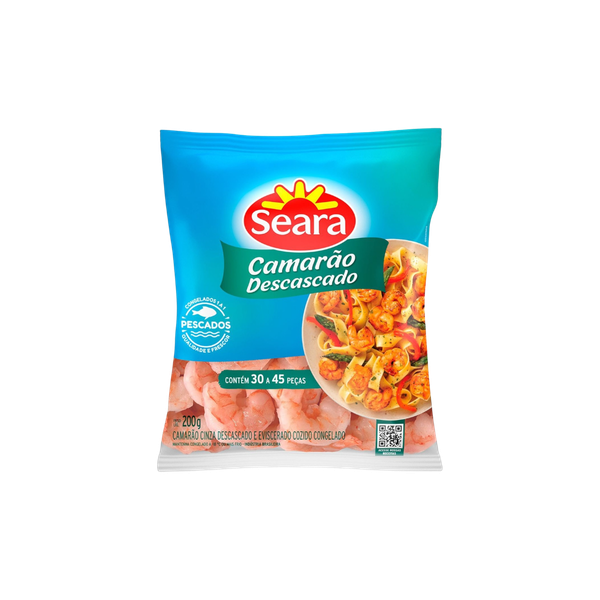 Camarão Seara 200g  ( 30 a 45 Peças )