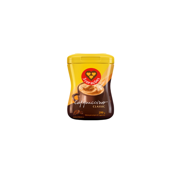 Cappuccino Três Corações Solúvel 200g