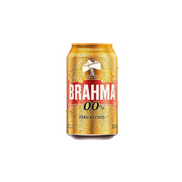 Cerveja Brahma Zero Álcool 350ml