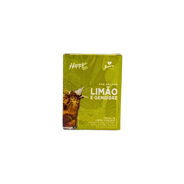 Chá Gelado Limão e Gengibre Junco Cx C/10 und 15 g
