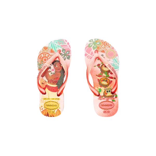 Chinelo Havaianas Kids Princess Rosa Claro