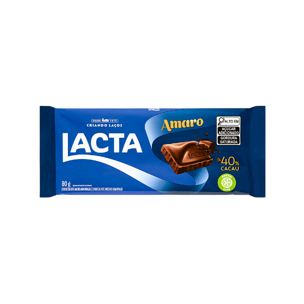 Choc Barra Lacta 80g