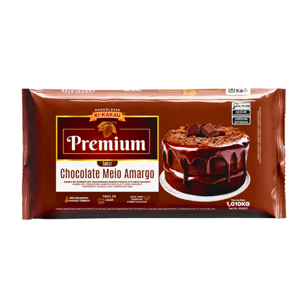 Choc Cobertura Premium Kikakau 1,01kg