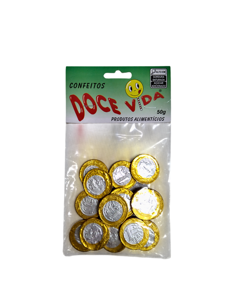 Chocolate Moeda  Doce Vida 50g