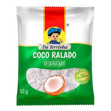 Coco Ralado Umido Terrinha 50g