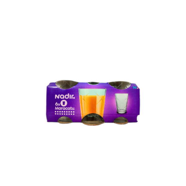 Conjunto Copo de Vidro Maracatu C/6 Nadir Figueiredo