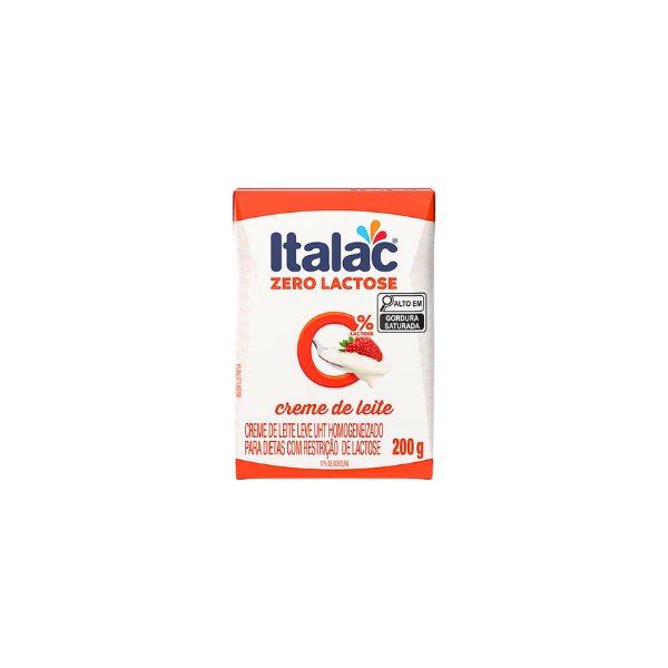 Creme de Leite Italac Tp Zero Lactose 200g