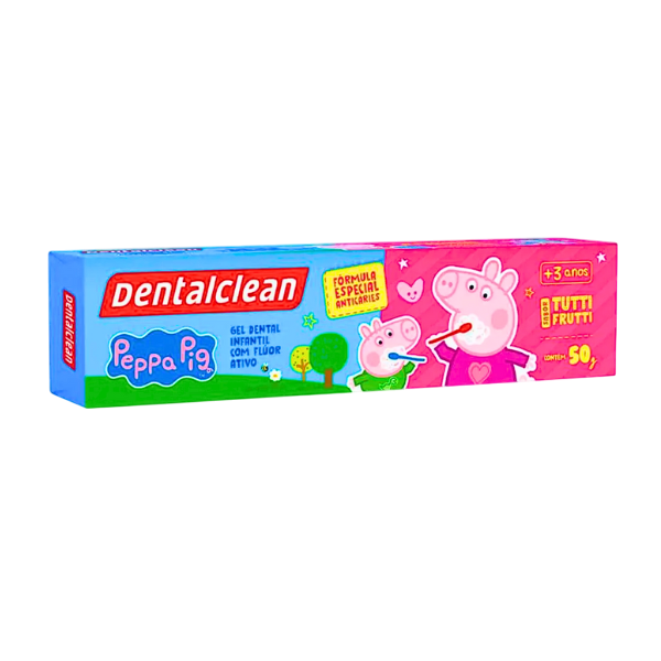 Creme Dental C/Flúor Peppa Pig Dentalclean 50g