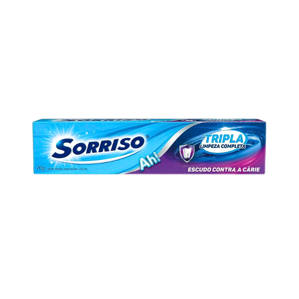 Creme Dental Sorriso Tripla Limpeza Completa 70g