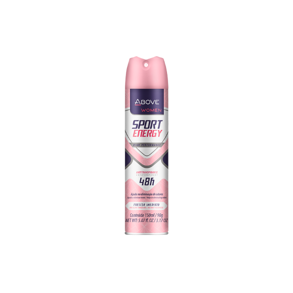 Desodorante Aerosol Above Women Sport Energy 150ml