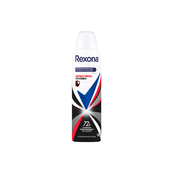 Desodorante Aerosol Antibacterial + Inviseble Rexona 150ml