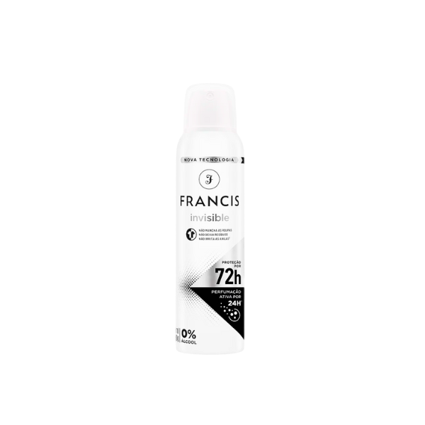 Desodorante Aerosol Francis Invisible 150ml