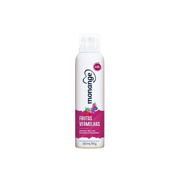 Desodorante Aerosol Monange Frutas Vermelhas 150ml
