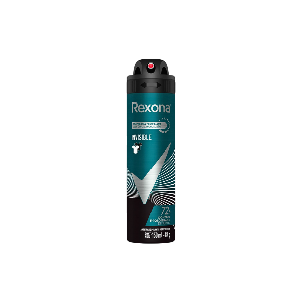 Desodorante Aerosol Rexona Invisible 150ml