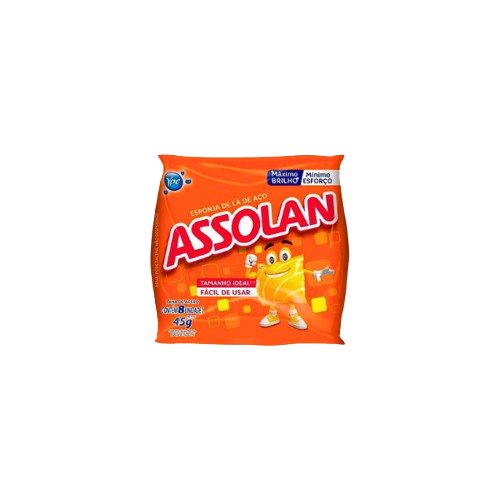 Esponja de Lã de Aço Assolan  45g