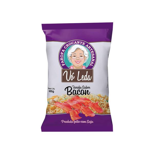 Farofa Crocante Vo Leda Bacon 400g