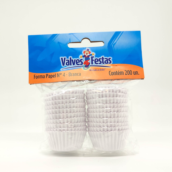 Forma Papel Valves Festas N4 C/ 200
