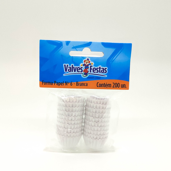 Forma Papel Valves Festas N6 C/200