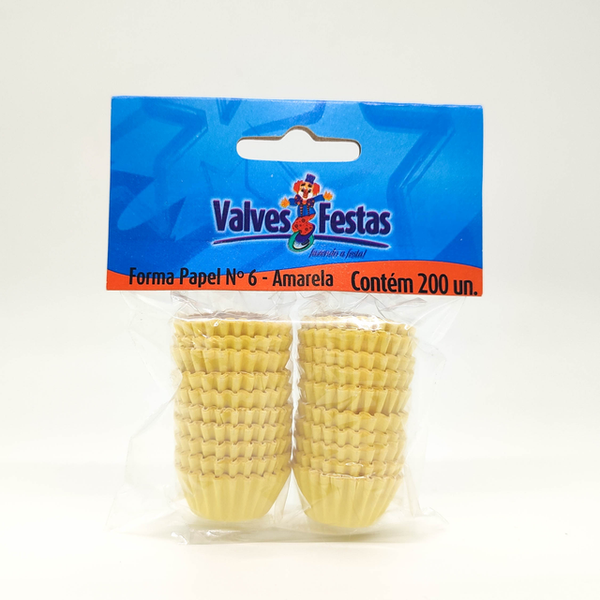 Forma Papel Valves Festas N6 C/ 200