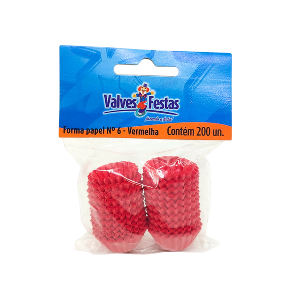 Forma Papel Valves Festas N6 C/ 200