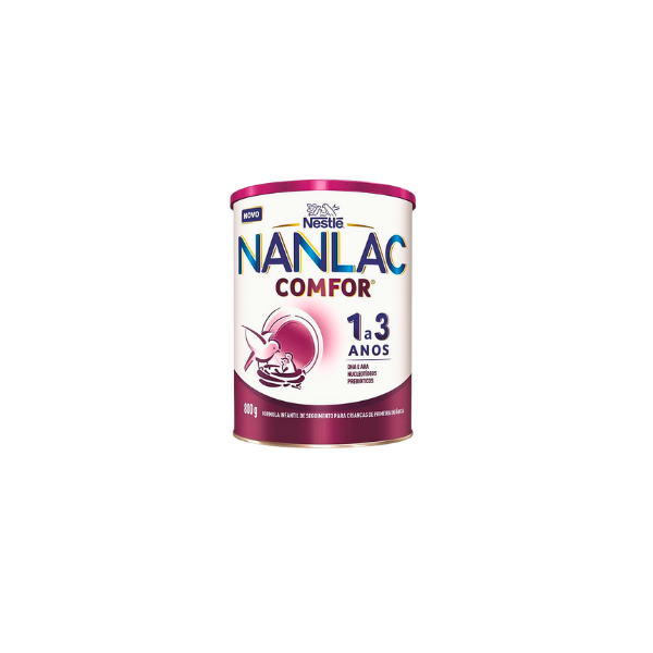 Formula Infantil Nanlac Comfor 1 a 3 anos 800 g
