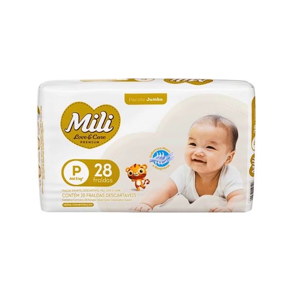 Fralda Mili Love & Care p C/28