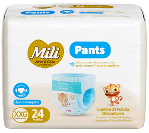 Fralda Desc Mili Pants Xxg C/ 24