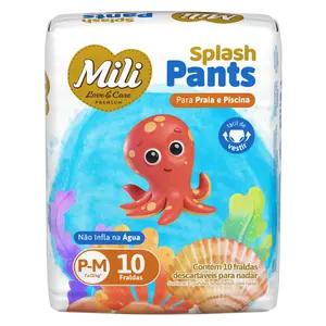 Fralda Desc Pants Splash Mili P/M C/10