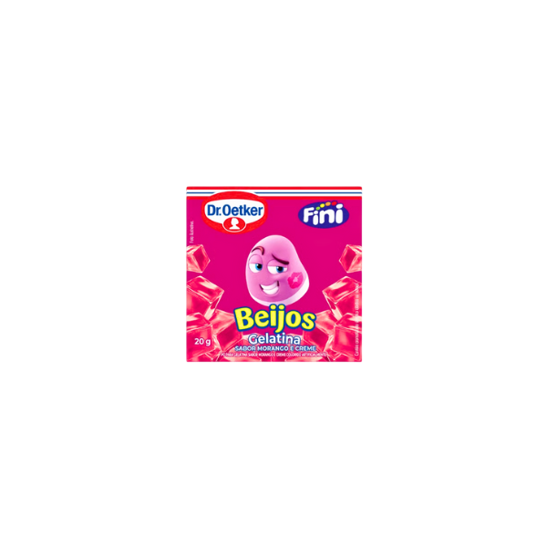 Gelatina em Pó Dr. Oetker Fini Beijos 20g