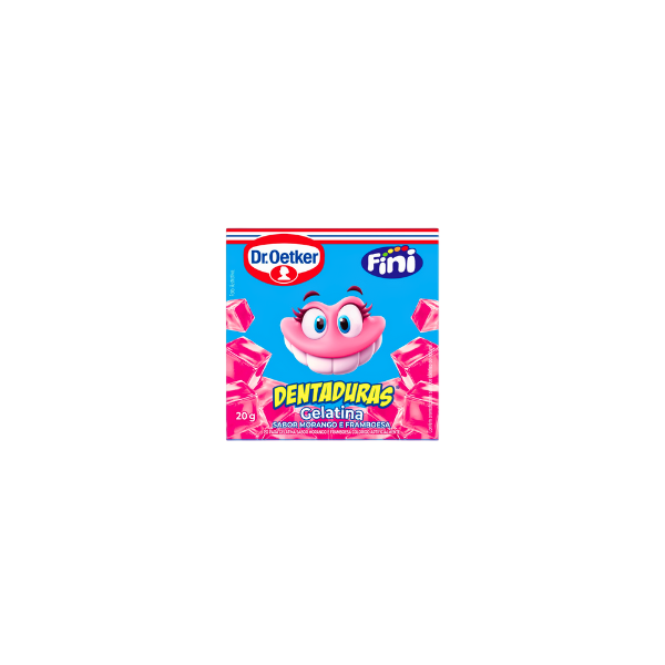 Gelatina em Pó Dr. Oetker Fini Dentaduras 20g