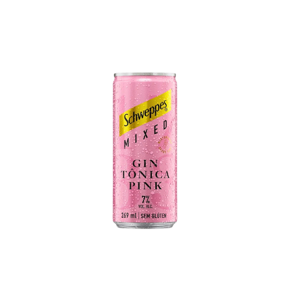 Gin e Tonica Schweppes Mixed Pink 269ml