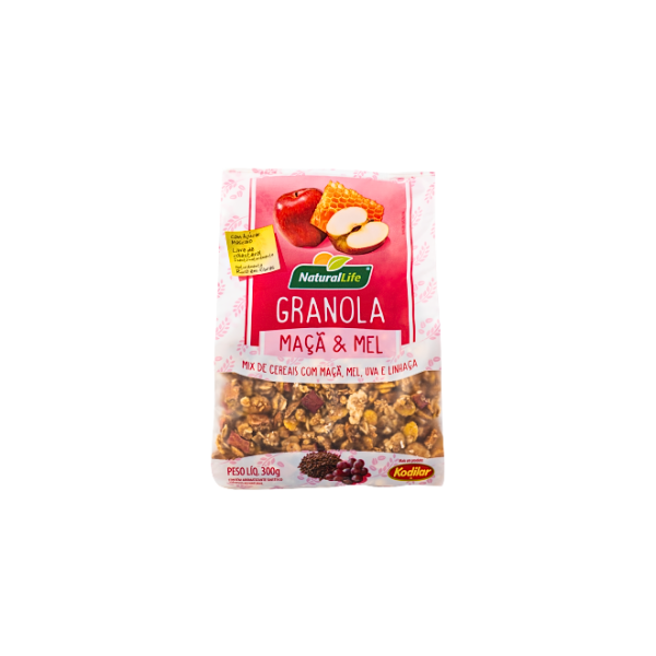 Granola Natural Life Kodilar Maçã e Mel 300g