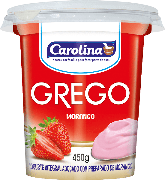 Iogurte Carolina Grego Integral 450g