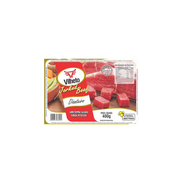 Jerked Beef Bovino Dianteiro Vilheto 400g