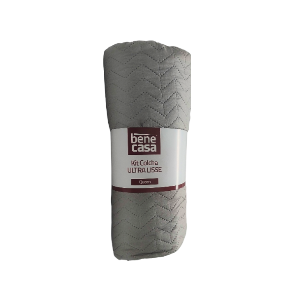 Kit Colcha Casa Bene Ultra lisse Queen 3pcs 230cm x 250cm