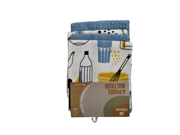 Kit Pano Microfibra Olinda C/4