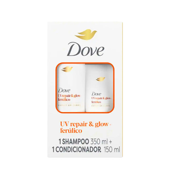 Kit Shp 350ml + Cond Dove 150ml