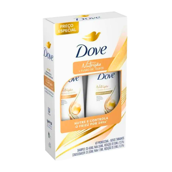 Kit Shp 350ml + Cond Dove 150ml