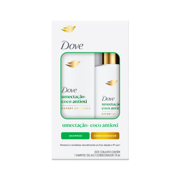Kit Shp 350ml + Cond Dove 175ml