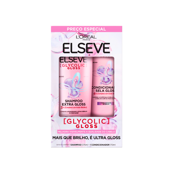 Kit Shp 375ml + Cond Elseve 170ml