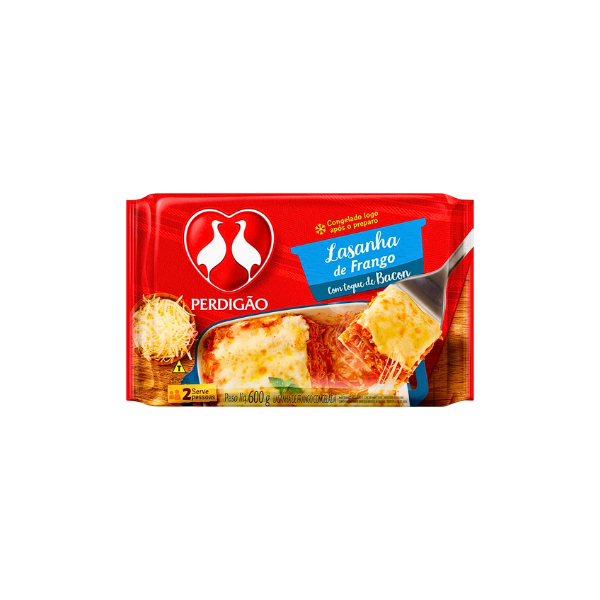 Lasanha Congelada Perdigão Frango 600g