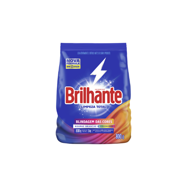 Lava Roupas Po Sc Brilhante 800g