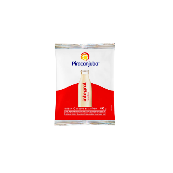 Leite em Pó Integral Instantâneo Piracanjuba Sc 400g