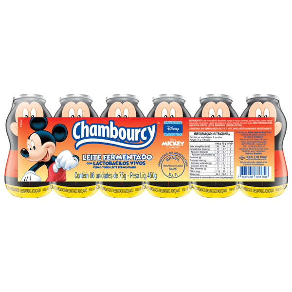 Leite Ferm.Chambourcy  450g C/ 6