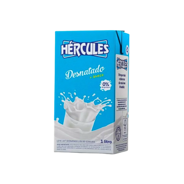 Leite Hércules Desnatado 1L