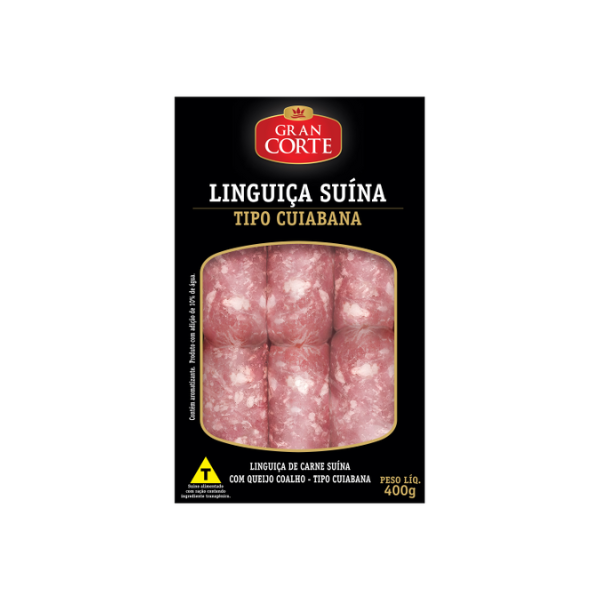 Linguiça Suina Gran Corte Tipo Cuiabana 400g