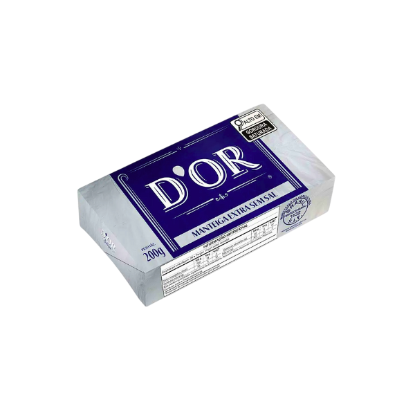 Manteiga em Barra S/Sal D'or 200g