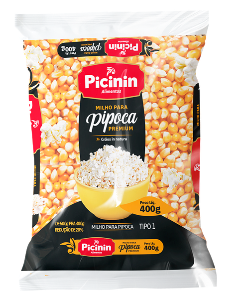 Milho Pipoca Picinin Premium 400g