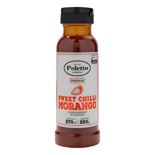 Molho De Morango Poletto 280g